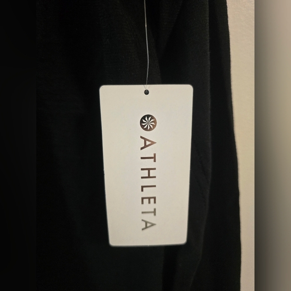 ATHLETA Black Turtleneck Sweater Sport Active Seamless Long Sleeve Size XL - Picture 4 of 8